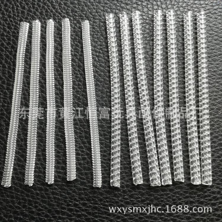 Ring spring plastic spring rope finger spring line transparent ring invisible spring rope anti-chain environmental protection material
