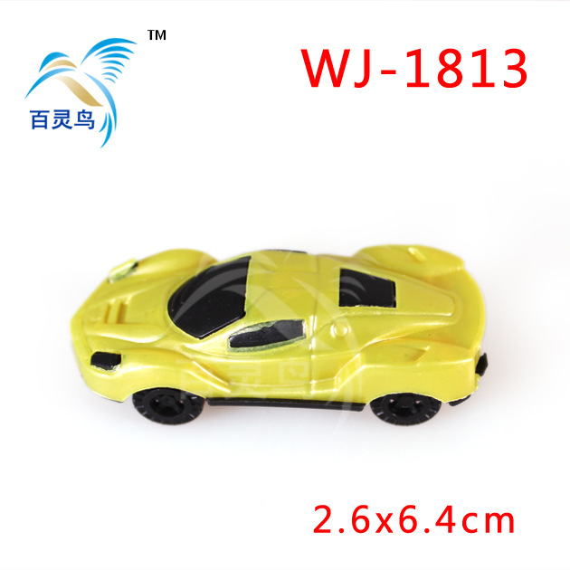 Factory Straight Hair Children's Toys Gashapon Toys Food Plastic A85 Small Racing Car Model Stall in front of the school