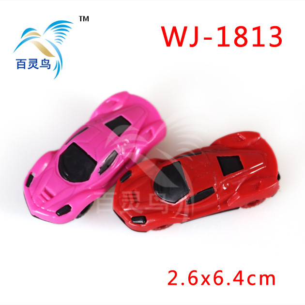 Factory Straight Hair Children's Toys Gashapon Toys Food Plastic A85 Small Racing Car Model Stall in front of the school