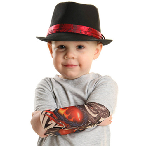 Детские татуированные рукава для мальчиков и девочек, защитные от солнца и насекомых