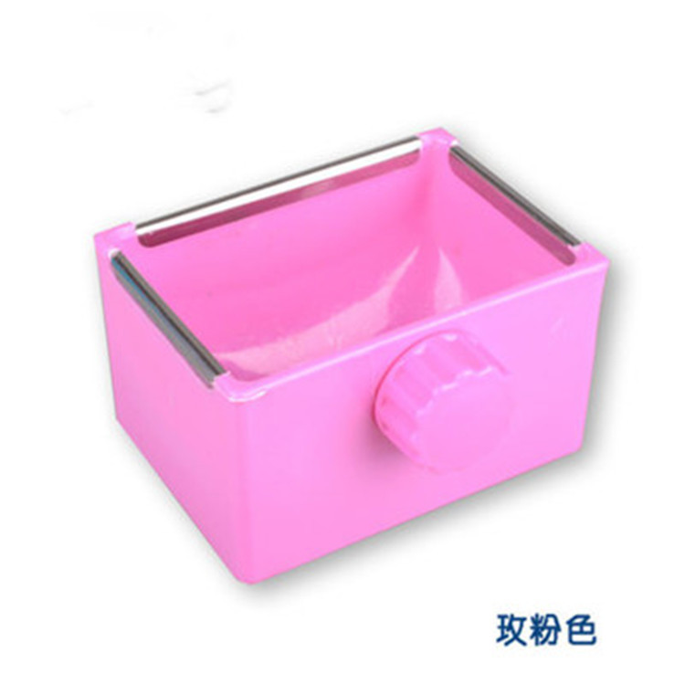 Anti-Bite Food Box for Small Pets, with a Fixed Food Bowl for Rabbits, Guinea Pigs, and Chinchillas, Featuring Anti-Tipping and Anti-Chewing Design