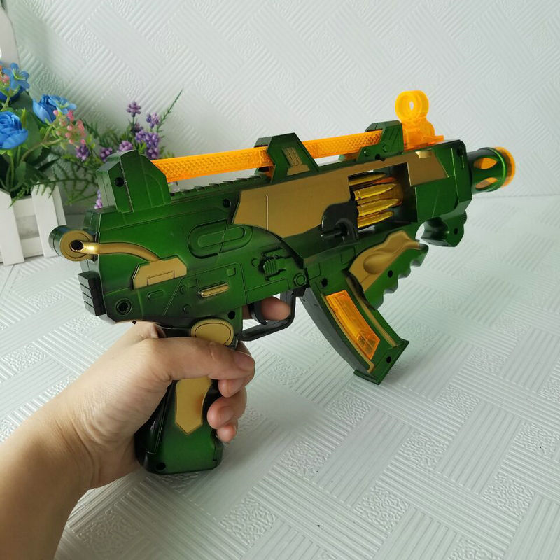 Children's interactive toy electric music toy electric gun colorful flash music gun 860 stall wholesale