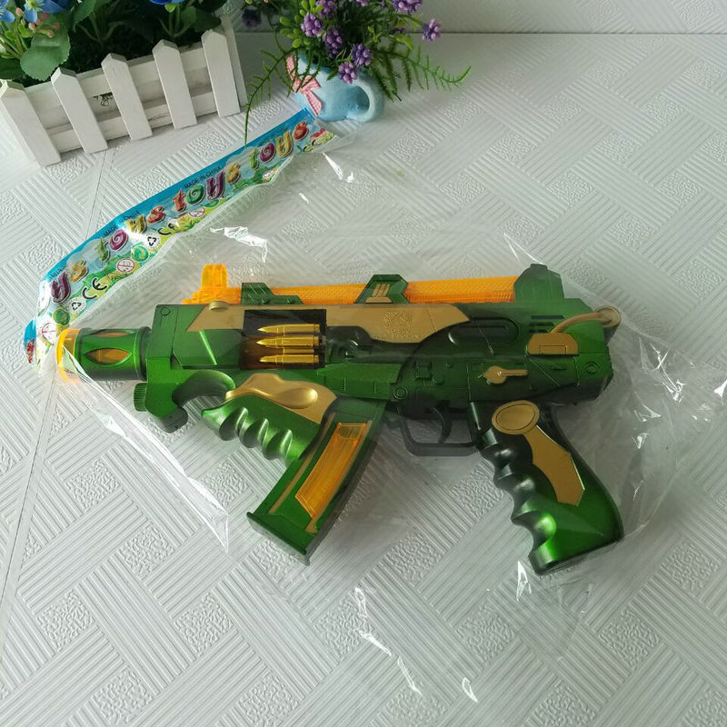 Children's interactive toy electric music toy electric gun colorful flash music gun 860 stall wholesale