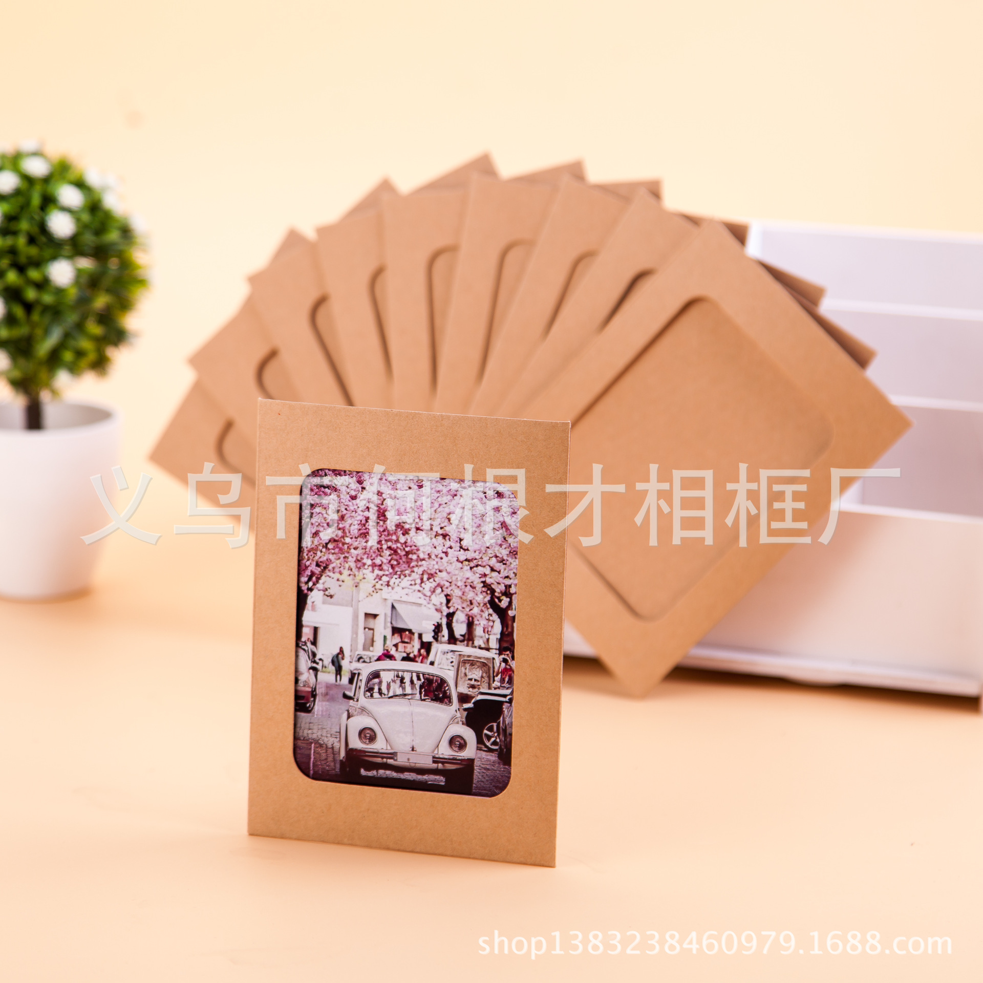 345-inch 687-inch DIY hanging album hanging paper photo frame Photo Wall photo frame wall Kraft paper photo frame picture frame