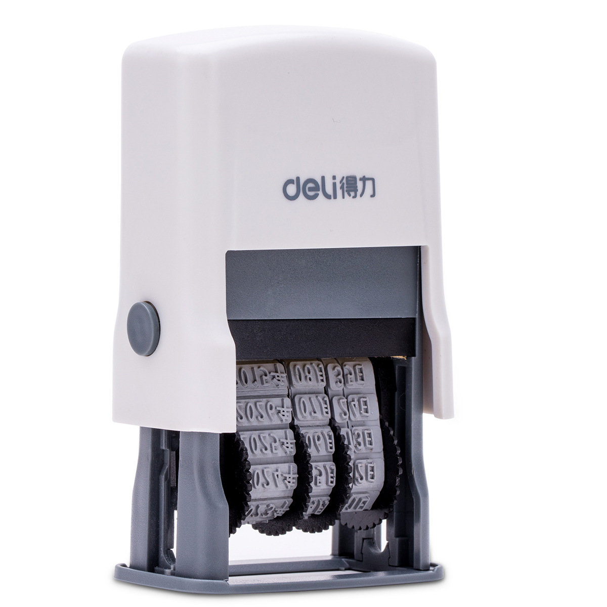 Deli Date Stamp 79952 Flip Automatic Ink Return Chinese Year Month Day Adjustable Date Printing Coding Machine 65mm