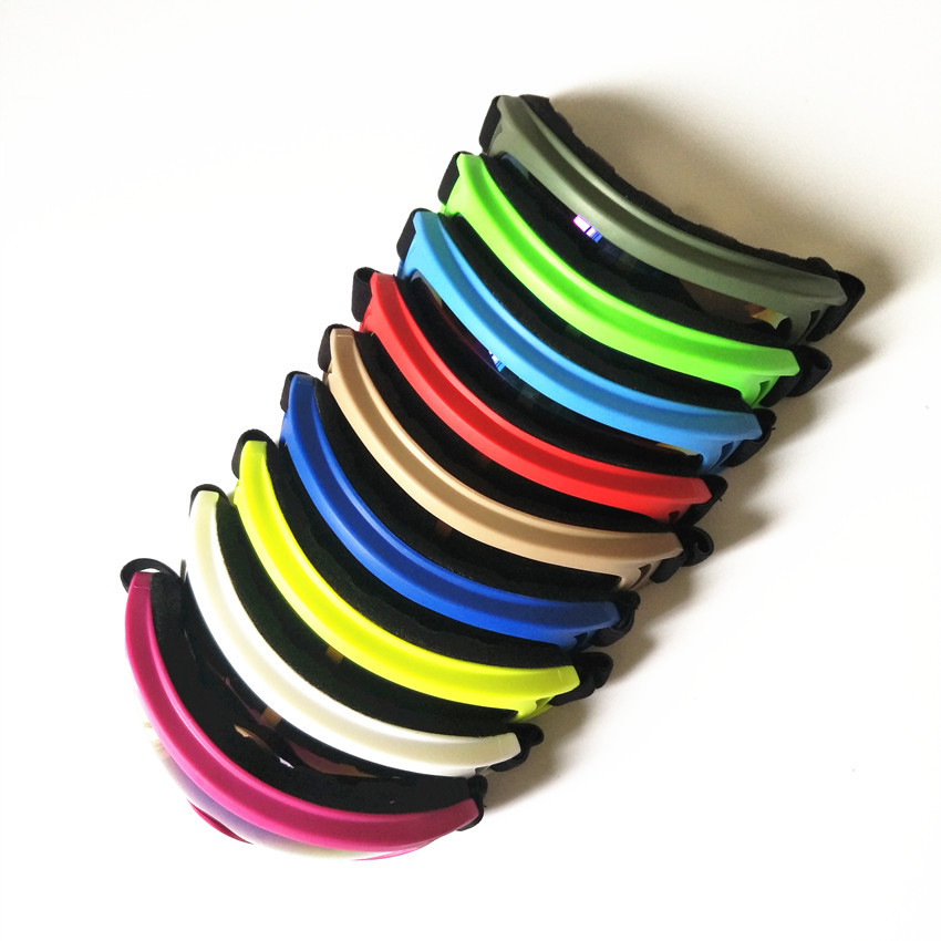 Colorful Outdoor Sports Riding Glasses Motorcycle CS Windproof Eye Glasses X400 Windproof Glasses Mountaineering Ski Glasses