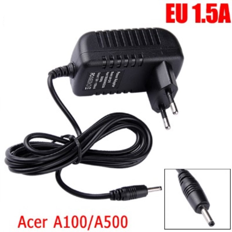 Applicable to ACER ACER Iconia Tad A100 A500 A501 tablet charger 12V1.5