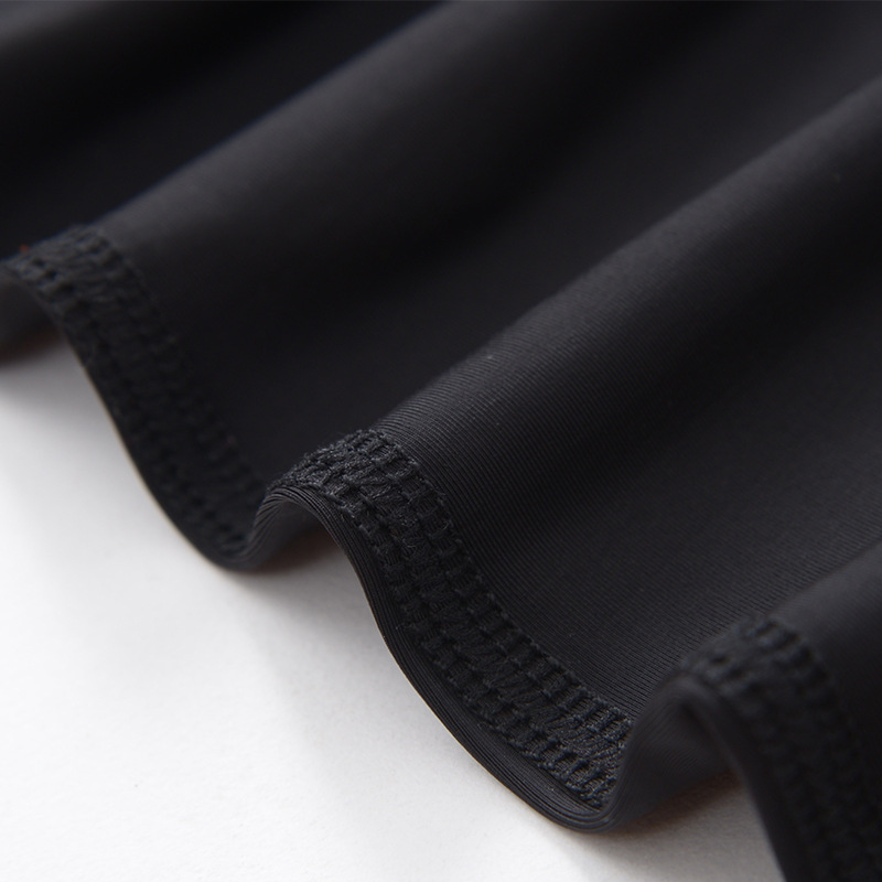 Men's Traceless Ice Silk Vest Men's Summer Thin Breathable Stretch Tight Wide Shoulder Youth Student Sweatshirt Hurdle White