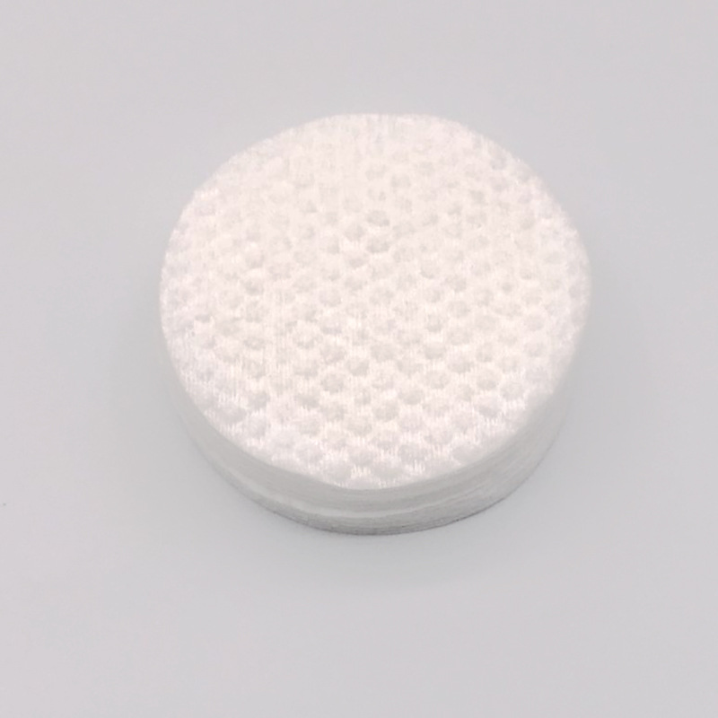 Factory direct cotton Pearl pattern disposable cotton round cleansing towel makeup remover cotton makeup tools wholesale