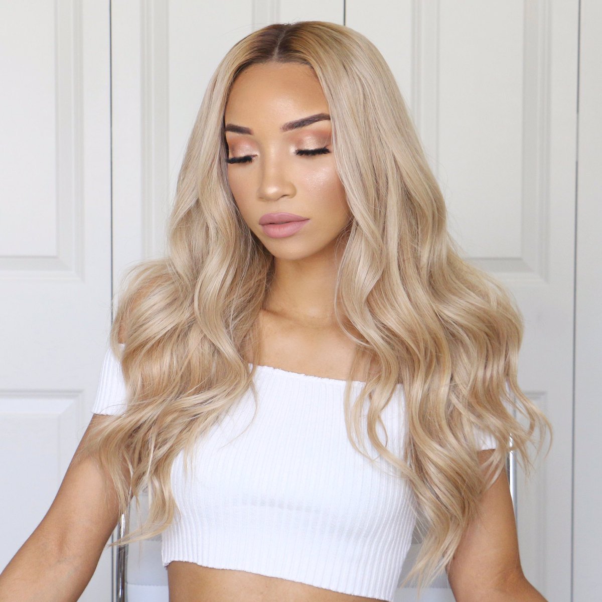 Europe, America and Africa women's wig headgear to map samples can be fixed wholesale foreign trade wig chemical fiber hair can be fixed proofing