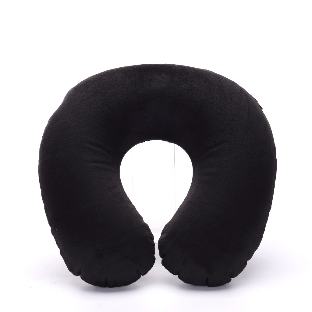 Detachable Short Plush Jacket, Inflatable U-Shaped Pillow, Comfortable Neck Protector, Travel, Office, Home, Nap, Good Companion