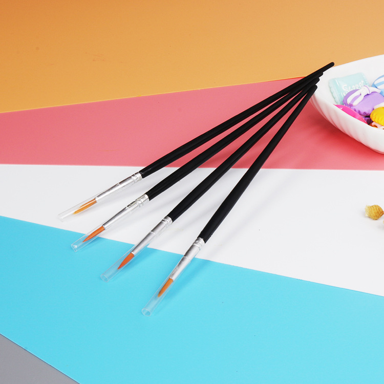 Children's Painting DIY digital Oil Brush hook pen nylon hair brush drawing pen graffiti painting brush