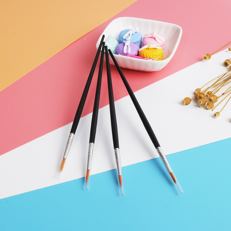 Children's Painting DIY digital Oil Brush hook pen nylon hair brush drawing pen graffiti painting brush