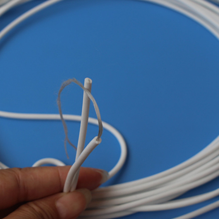 Dongguan Manufacturer Directly Supplies 4.0mm White Pvc Core-Wrapped Rope, Which Can Be Mixed Batched. Children's Skipping Rope Core-Wrapped Rope