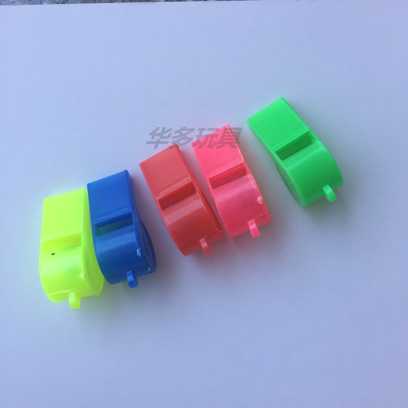 Color toy whistle referee children whistle small OK shape whistle without rope cheer fans Game Supplies