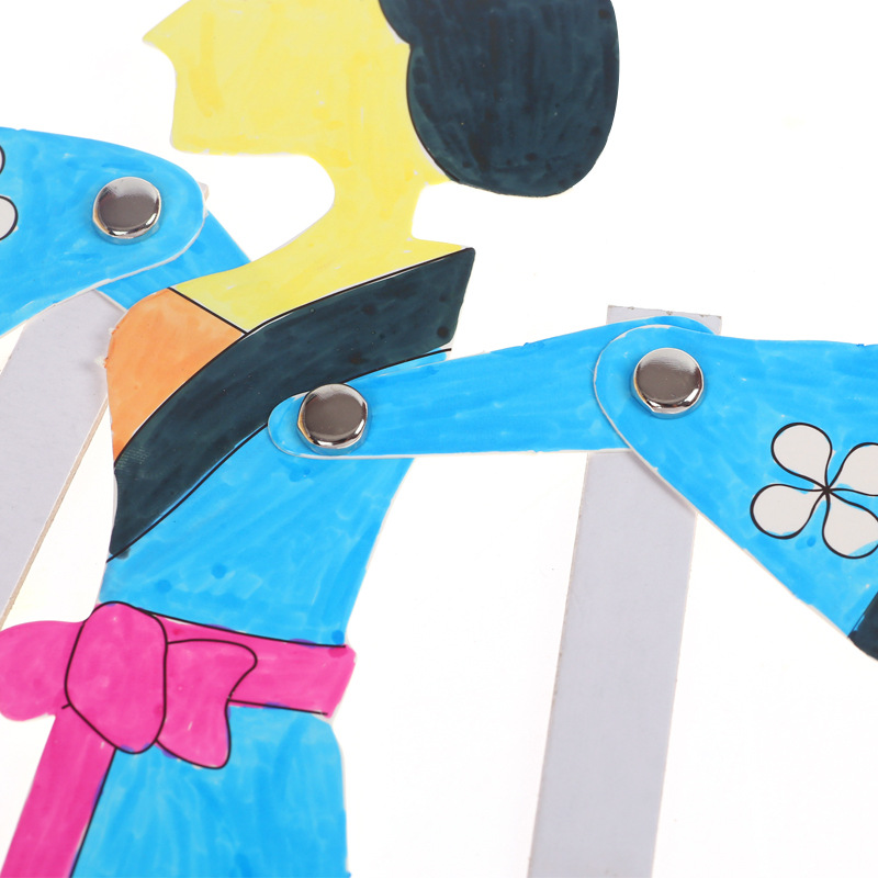 Shadow Play Chinese Ethnic Traditional Handicrafts Kindergarten Shadow Play Kidsren's Handmade DIY Creative Material Package