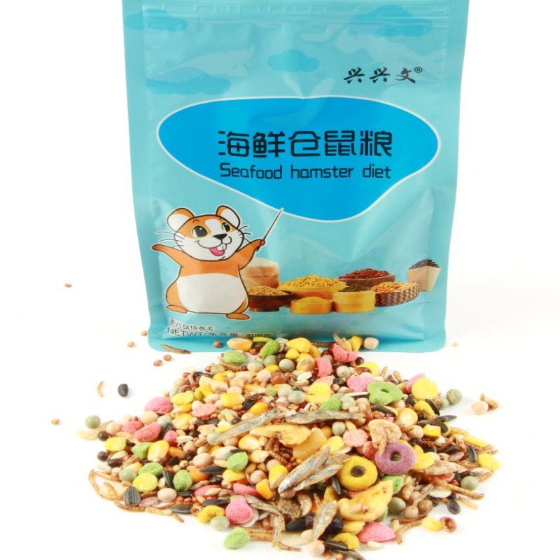Xingxingwen Hamster Food Staple Food Golden Bear (Seafood Hamster Food) 400g