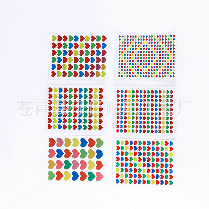 Love stickers manufacturers supply children's reward stickers bubble stickers kindergarten Taobao gifts National Day Christmas stickers