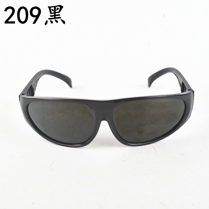 Wholesale 209 labor protection glasses UV-proof welding glasses windproof sand-proof splash-proof white flat goggles