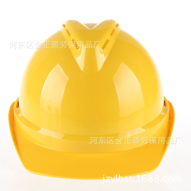 Meisian Customizable Abs Safety Helmet V-Shaped Anti-Smash Construction Protective Helmet Breathable Design