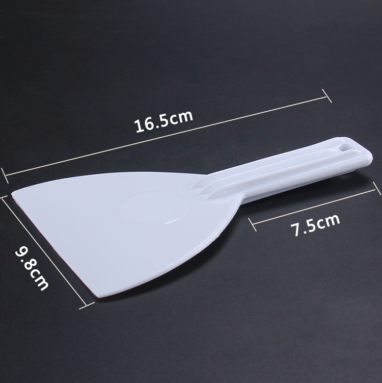Plastic spatula baking shovel cutter cake scraper small cream scraper love house baking tools kitchen household