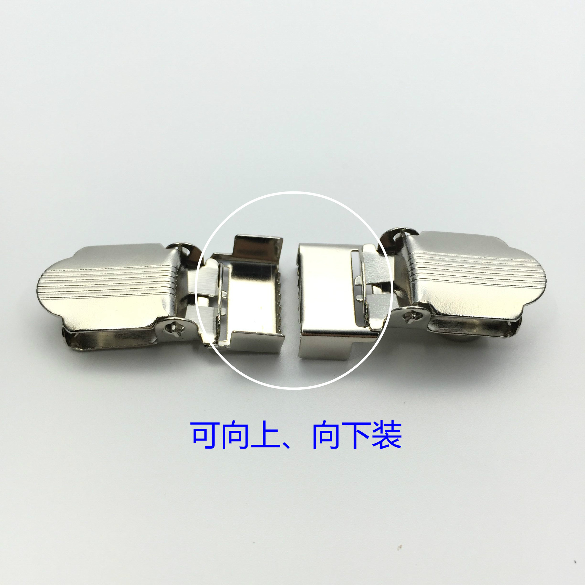 Foshan Hardware Manufacturer Direct Sales New 15mm Iron Rope with Clip Duckbill Buckle Iron Bed Sheets Fixing Clip