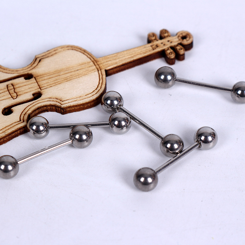 Оптовая продажа наборов из нержавеющей стали для пирсинга языка, кольца для пупка, C-образные кольца для носа, пирсинг-украшения для губ