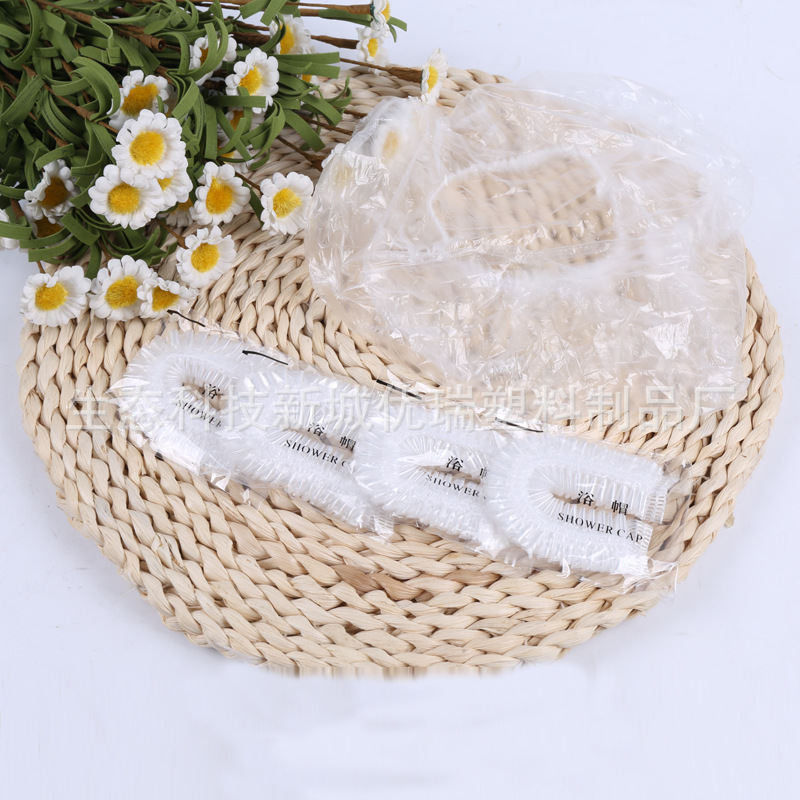 Manufacturer Supplies Disposable Shower Cap, Strip Shower Cap, Waterproof Shower Cap, Headgear, Hotel and B&B Disposable Shower Cap