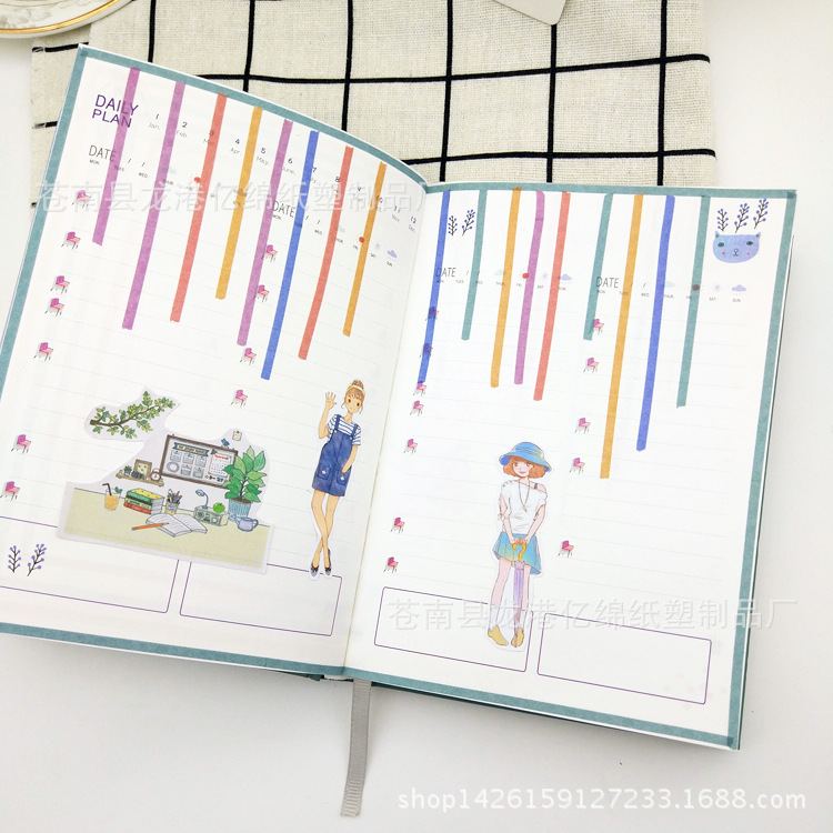 Paper tape bleeding wire roll strip decoration split diary journal border 3MM tape TikTok Gift Promotion