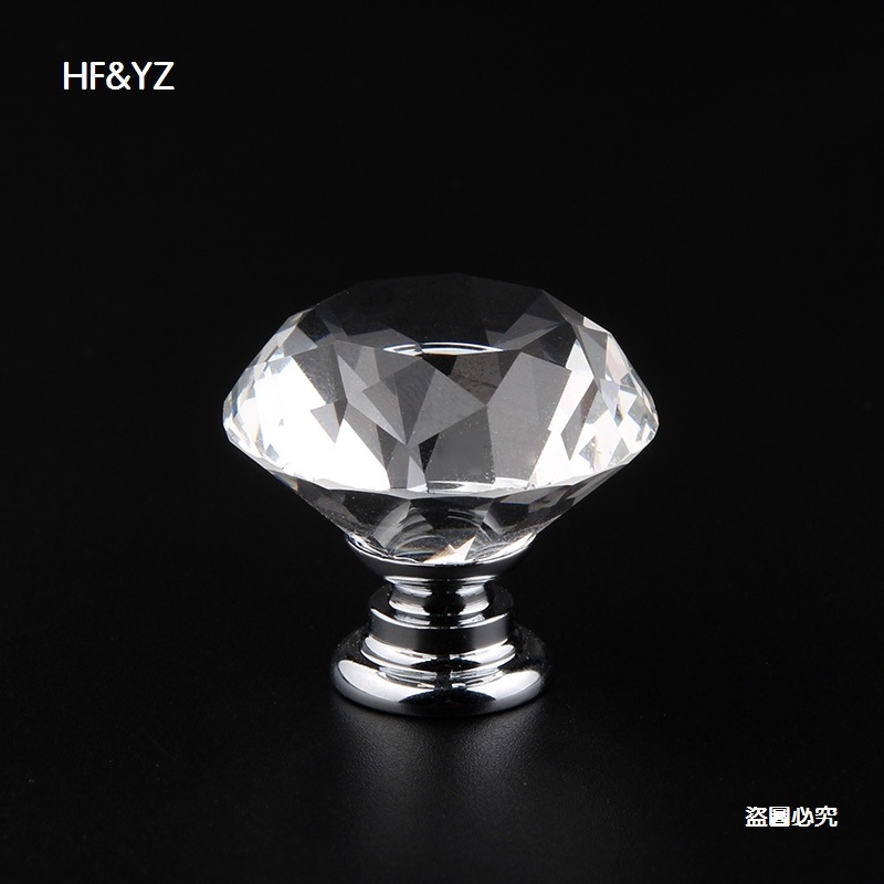 Ручка для ящика, 30мм, из кристаллического материала, для мебели