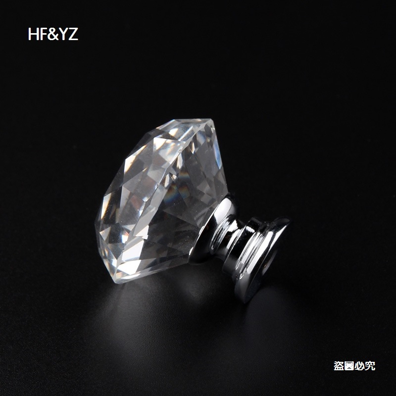 30mm crystal handle drawer cabinet door kitchen cabinet hardware accessories handle direct door and window hardware handle