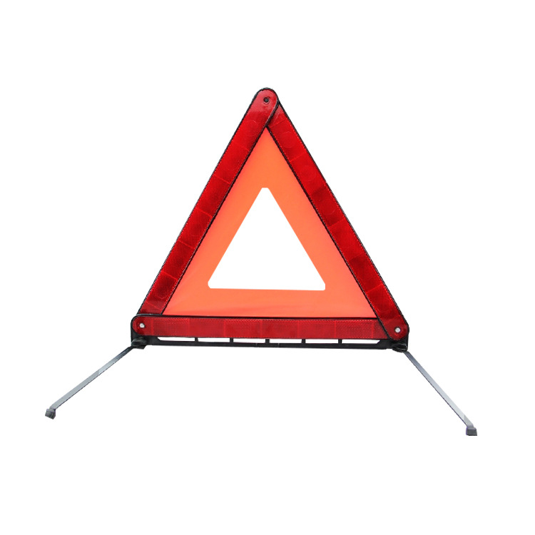 Car tripod warning sign car tripod reflective frame vertical car safety accident road sign emergency