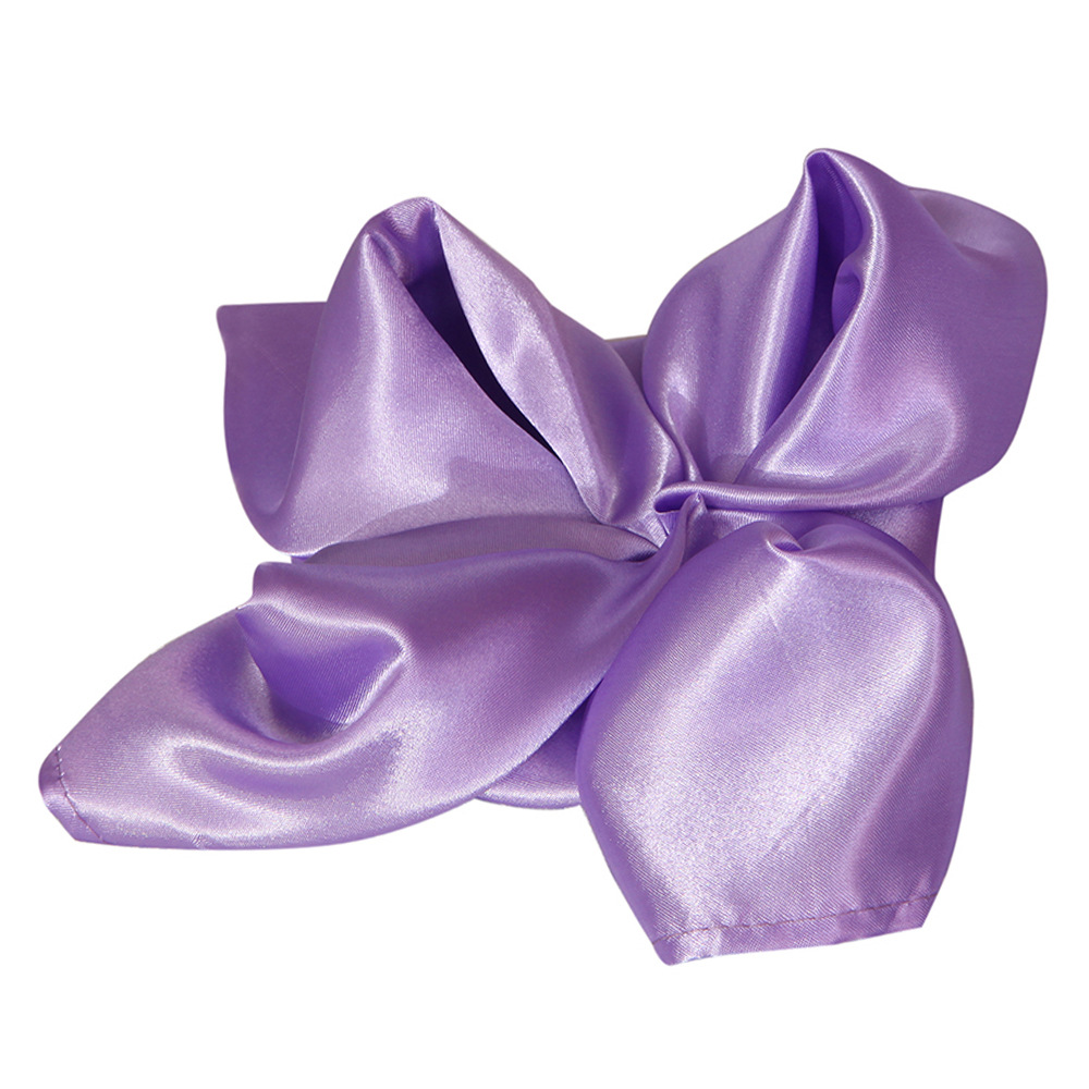 Hotel table square satin napkin wedding party banquet table decoration silk scarf factory wholesale