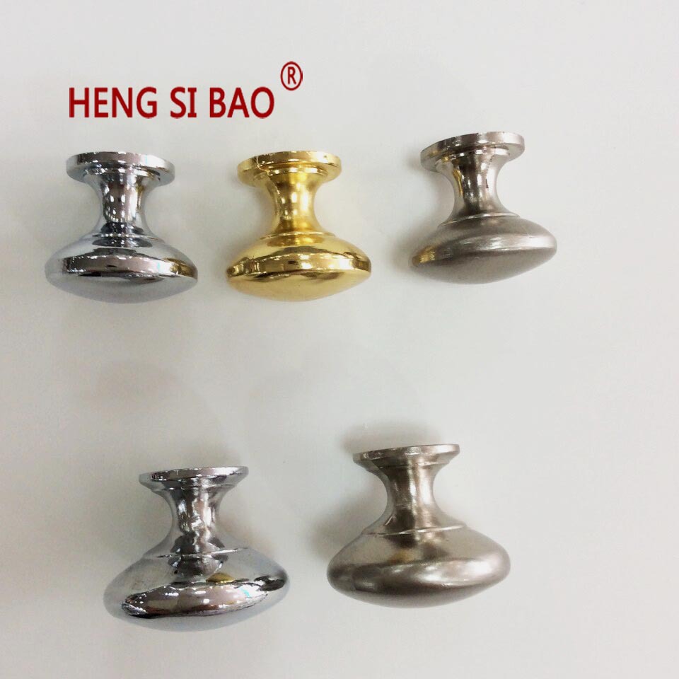 Solid Zinc Alloy Round Single Hole Small Handle Modern Simple Cabinet Drawer Wardrobe Door Handle Hardware Accessories
