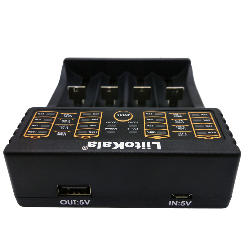 Cross-Border Supply Liitokala Lii-402 18650/26650/16340 Lithium Battery Charger