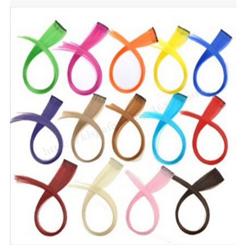 Одноразовые цветные наращивания для женщин, синтетические длинные прямые волосы, цветные наращивания в наличии, одно клипсовое наращивание, бесшовное наращивание