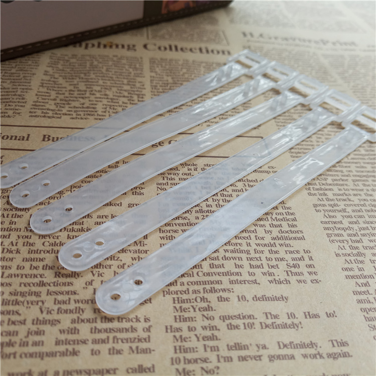 Прозрачный шнурок для брелка для багажа с ПЭ-ремешком