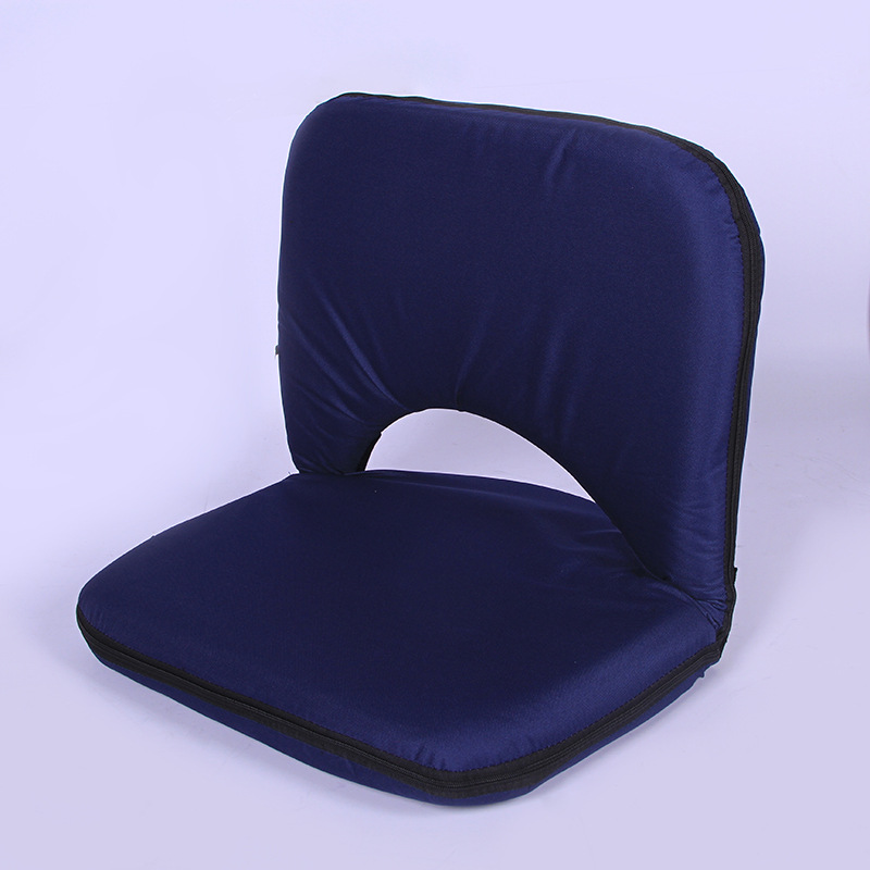 Factory Direct Portable Beach Chair Stainless Steel Metal Floor Chair Leisure Chair Customizable Backrest Chair