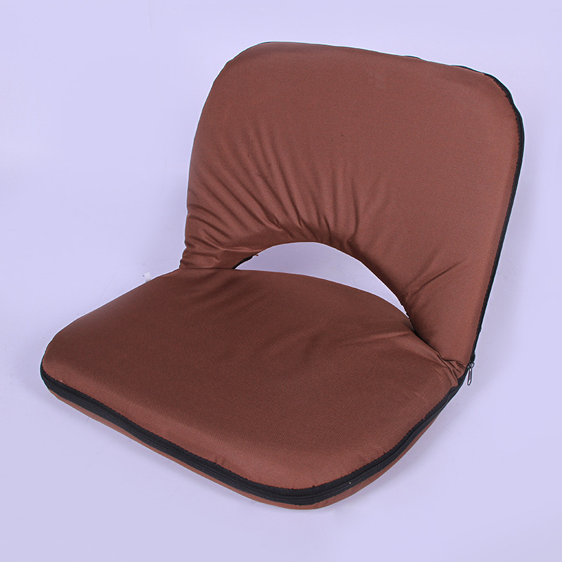 Factory Direct Portable Beach Chair Stainless Steel Metal Floor Chair Leisure Chair Customizable Backrest Chair