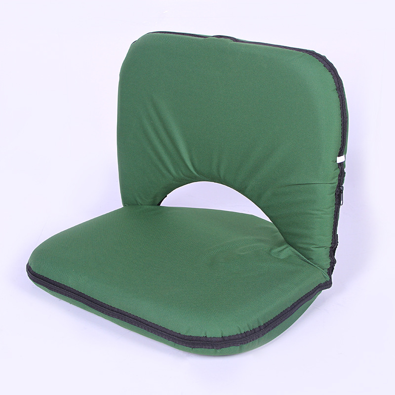 Factory Direct Portable Beach Chair Stainless Steel Metal Floor Chair Leisure Chair Customizable Backrest Chair