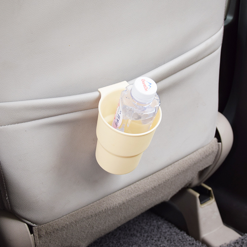 Car-mounted multifunctional portable water cup holder car air outlet water cup holder storage box trash can beverage holder