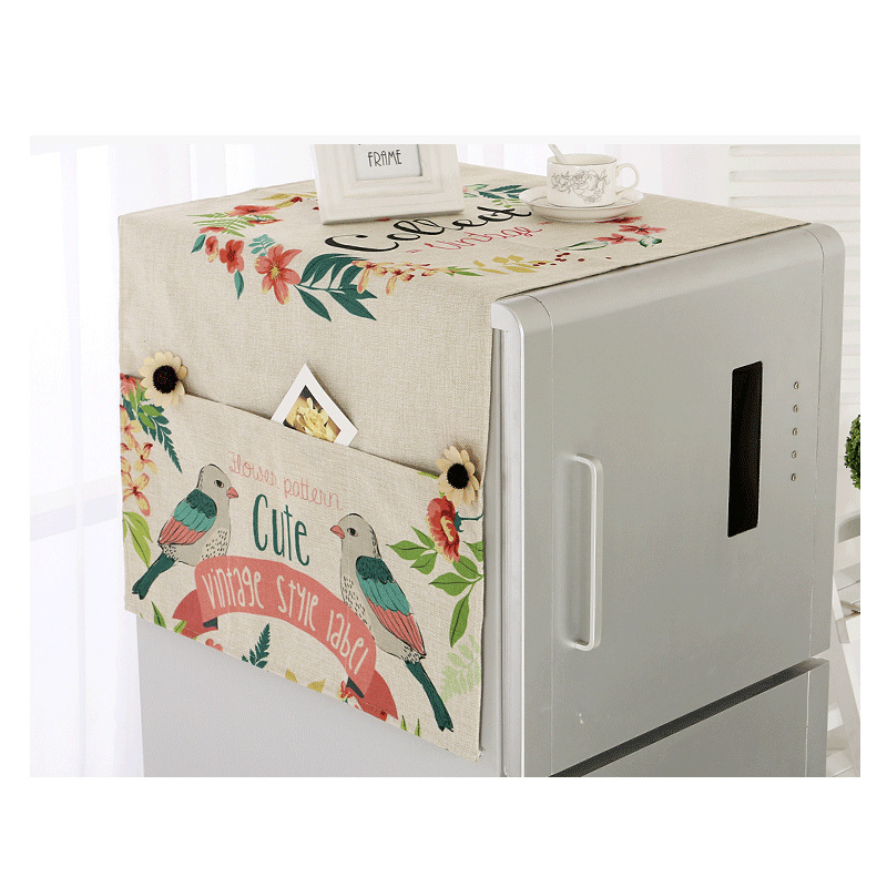 Cotton Linen Pillow Cloth Digital Printing Door Curtain Cushion Fabric Bamboo Waterproof Cotton Linen Tablecloth Printed Fabric