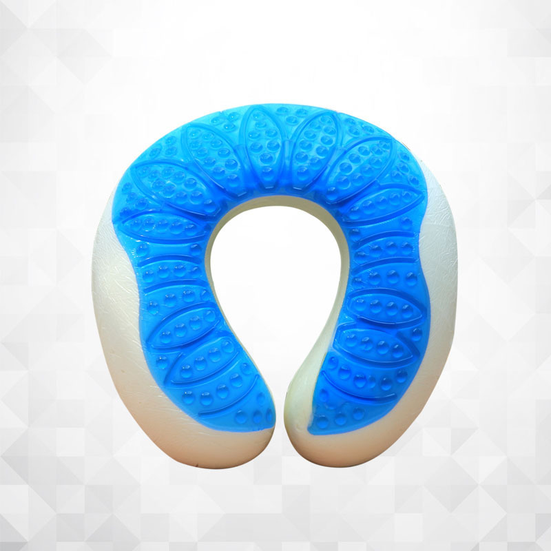 Slow rebound U-shaped pillow gel pillow summer neck ice cool pillow slow rebound hydrogel memory cotton manufacturers wholesale