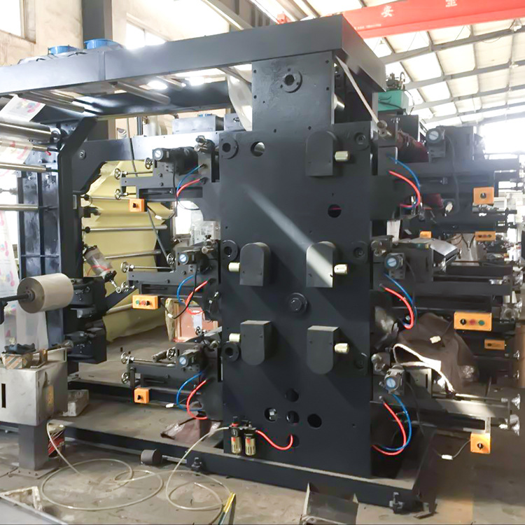 Factory direct letterpress printing machine flexographic plastic film printing machine plastic bag paper cup web flexo printing machine