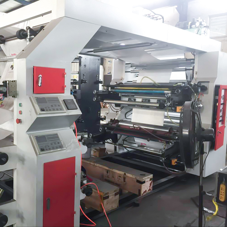 Factory direct letterpress printing machine flexographic plastic film printing machine plastic bag paper cup web flexo printing machine