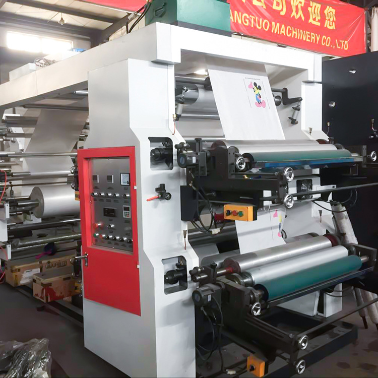 Factory direct letterpress printing machine flexographic plastic film printing machine plastic bag paper cup web flexo printing machine