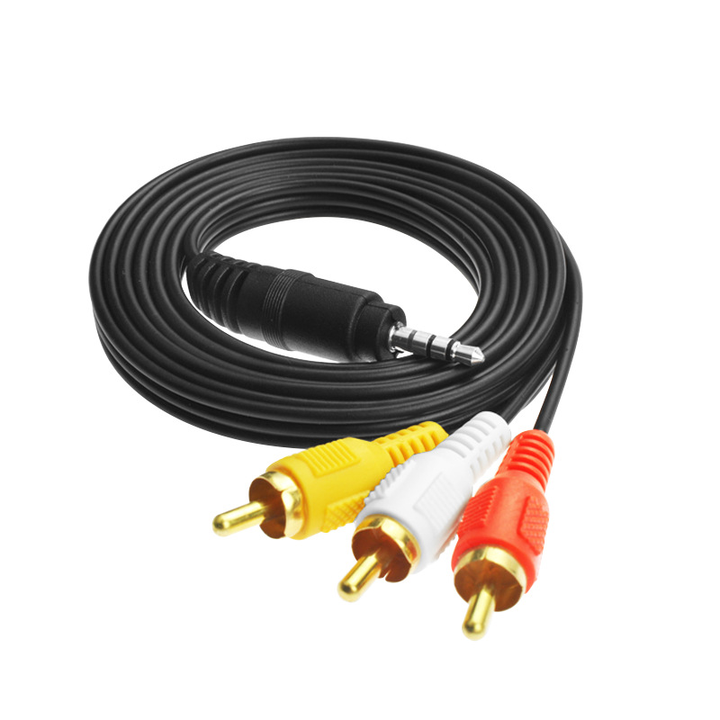 3.5mm на 3 Лотоса линии 1.5 метра 3.5 на 3RCA аудио и видео линии 1 минута 3 Лотоса линии аудио и видео AV линии