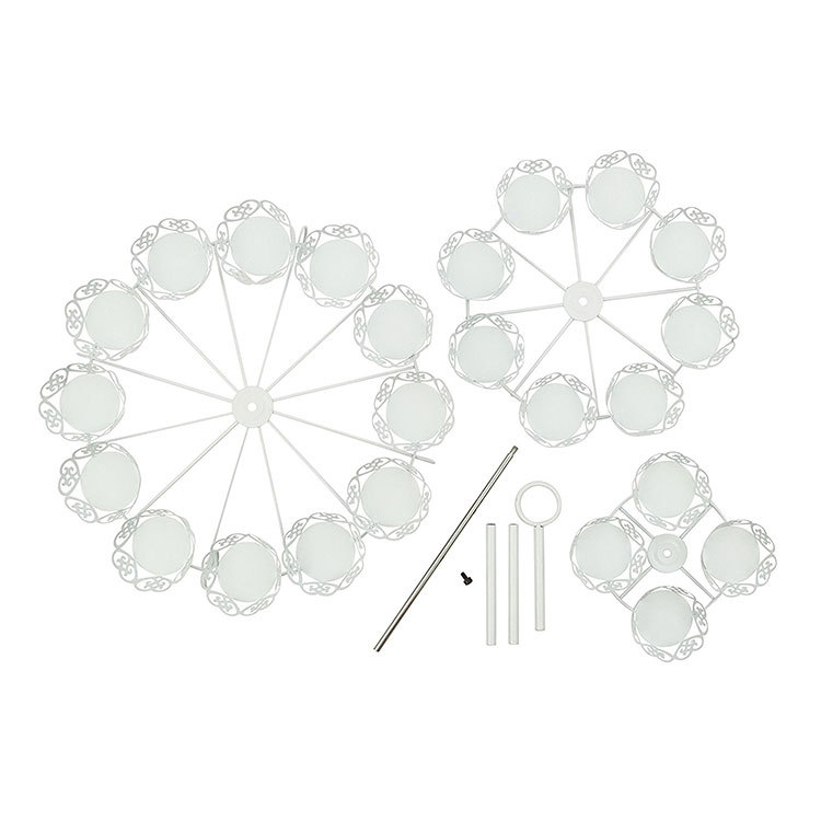 oasiswj European-style multi-layer iron cake stand paper cup cake stand pastry stand wedding dessert table