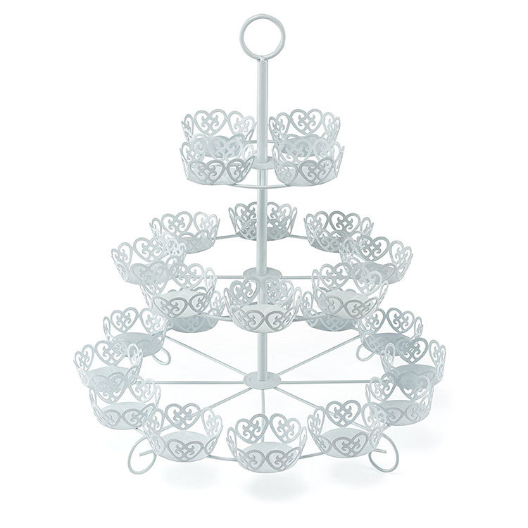 oasiswj European-style multi-layer iron cake stand paper cup cake stand pastry stand wedding dessert table