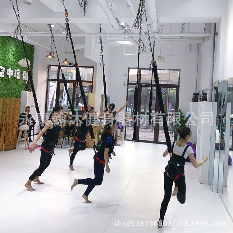 2D Aerial Yoga Vitality Belt Magic Belt Bungee Rope Flying Dance Belt Fitness Suspension Rope Tension Rope Customization